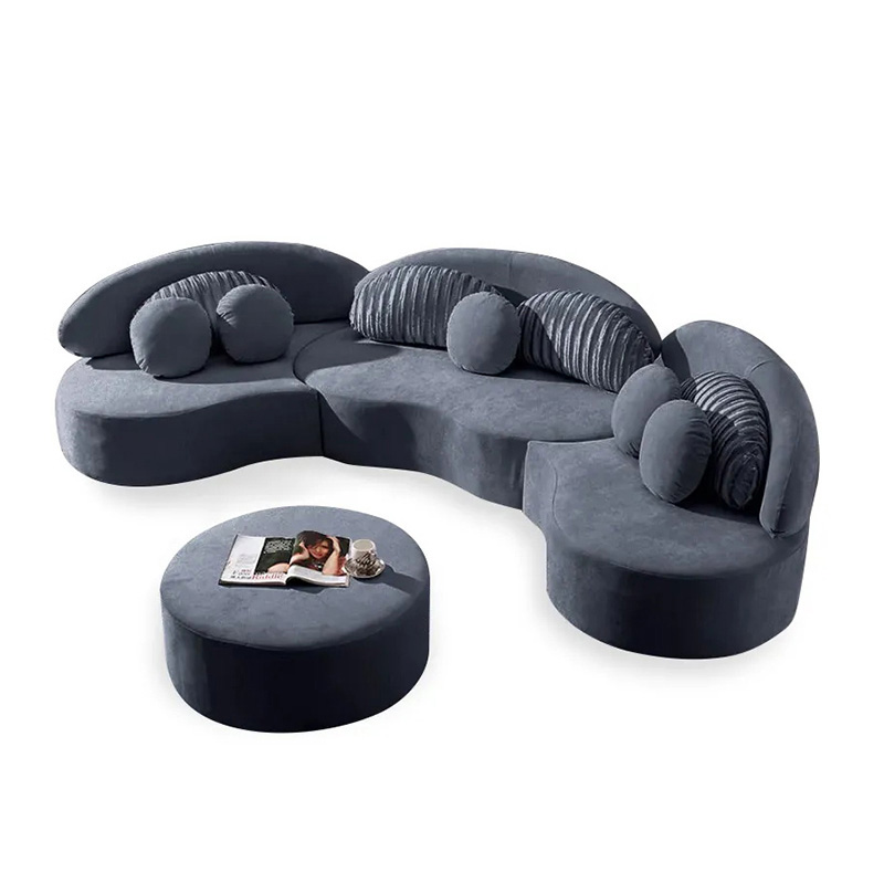 Modern Curved Sectional Modular Sofa